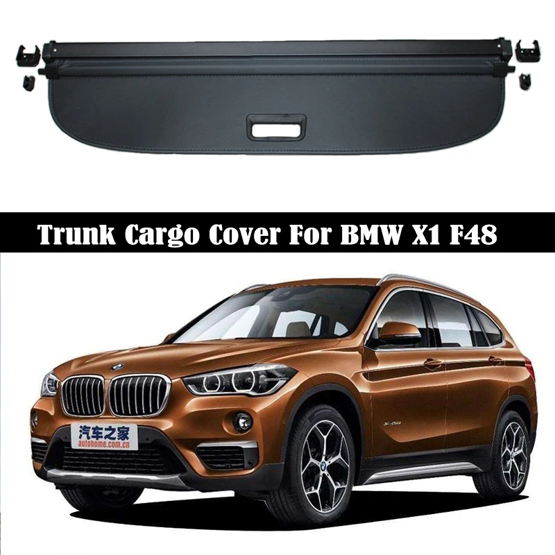 Copertura del bagagliaio per BMW X1 F48 2016-2021 scudo di sicurezza tenda per bagagli posteriore partizione retrattile Privacy accessori auto