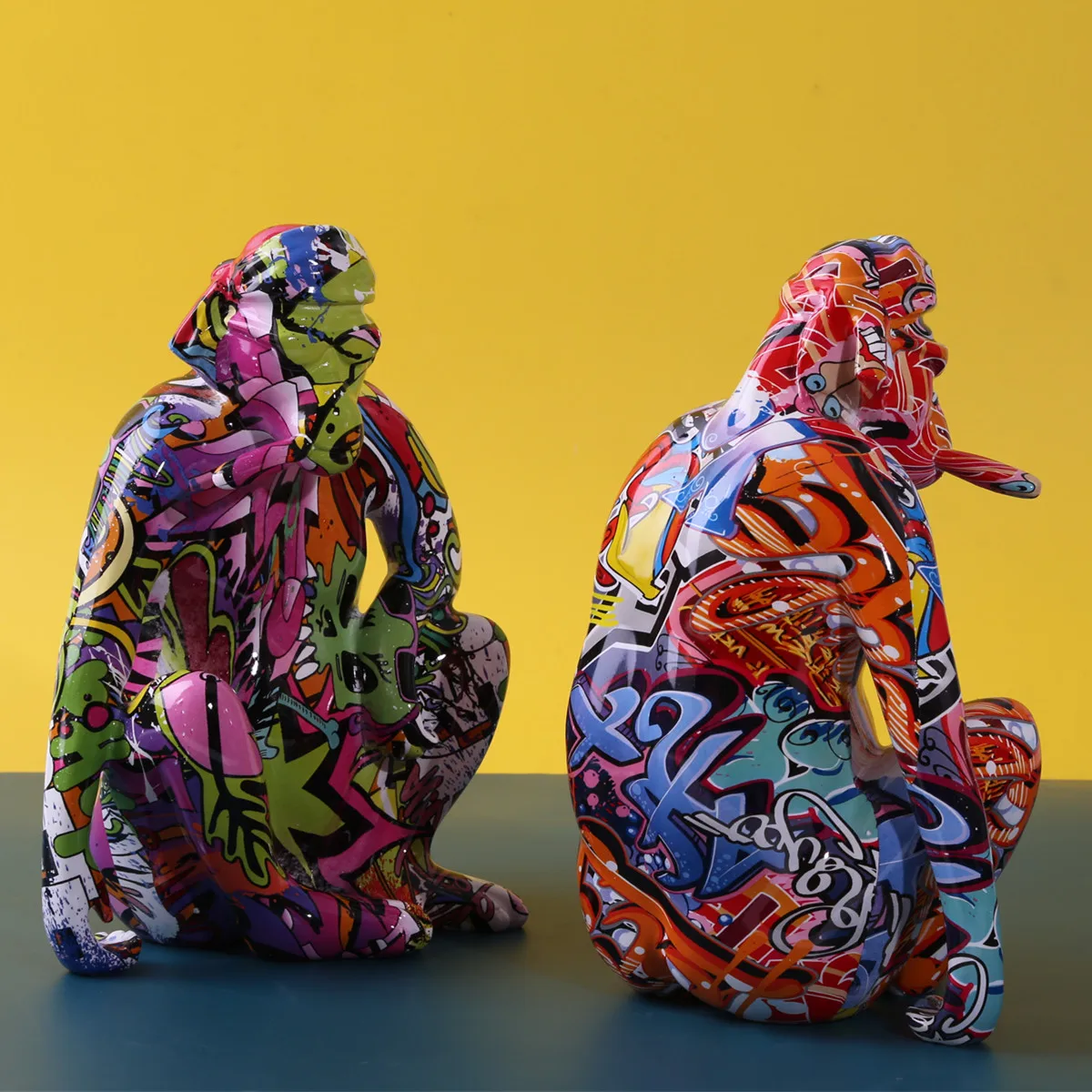 

Окрашенные красочные наклейки для курения, креативные современные украшения для дома, винный шкаф, офисный декор, настольные поделки