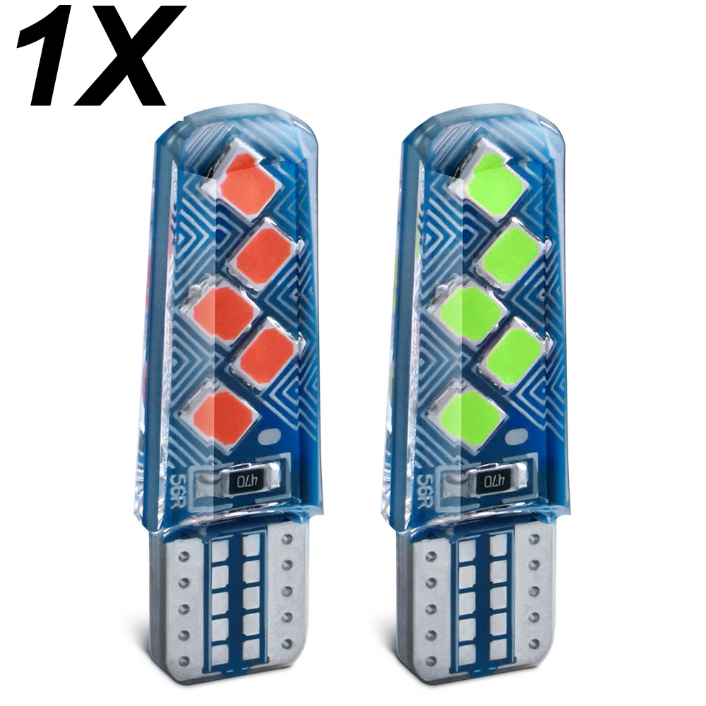 

1 шт. 12 В T10 3030 10Smd светодиодная Автомобильная внутренняя лампа белая светодиодная Автомобильная боковая лампа с клиновидным цоколем Лицензи...