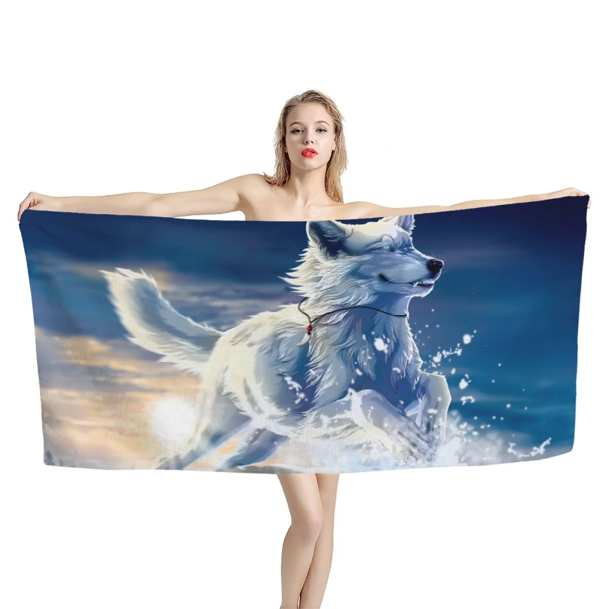 Microfiber Outdoor Water Wrapped Absorbent Towel For Swimming Sunscreen Sauna Sport