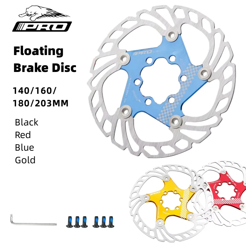 

IIIPRO Bicycle Brakes Rotor 180mm Brake Disc Mtb 160 MM Disco 203mm Floating Rotor Disc Brakes For Mountain Bike Set Cycling