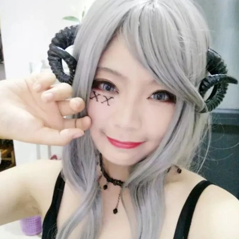 

Hair Clips Cosplay Sheep Horns Hairpin Costumes Prop Hair Accessories Devil Horn Hair Barrettes Halloween Party