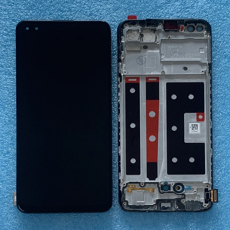 Оригинальный 6 43 Amoled для Oppo Reno4 4G A93 ЖК-экран + дигитайзер сенсорной панели Reno 4 lite