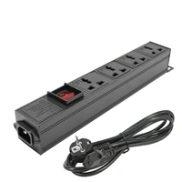 new pdu power strip switch control with 4 ways universal outlet sockets power led c13 interface wirelessauukuseu plug