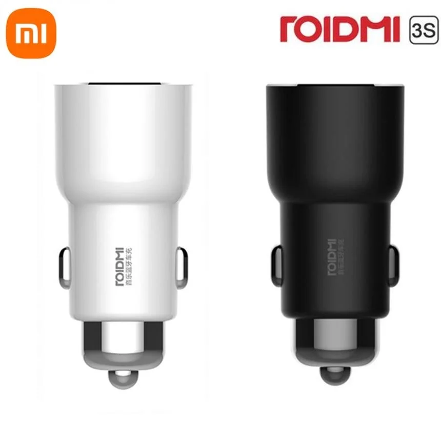 

Xiaomi ROIDMI 3S Bluetooth 5V 3.4A Car Charger Music Player FM Smart APP for iPhone and Android Smart Control MP3 Player new