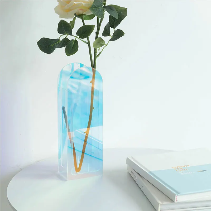 Acrylic Vase,Wedding Centerpieces, Home Decorations,Arch Shape Vase Modern Design