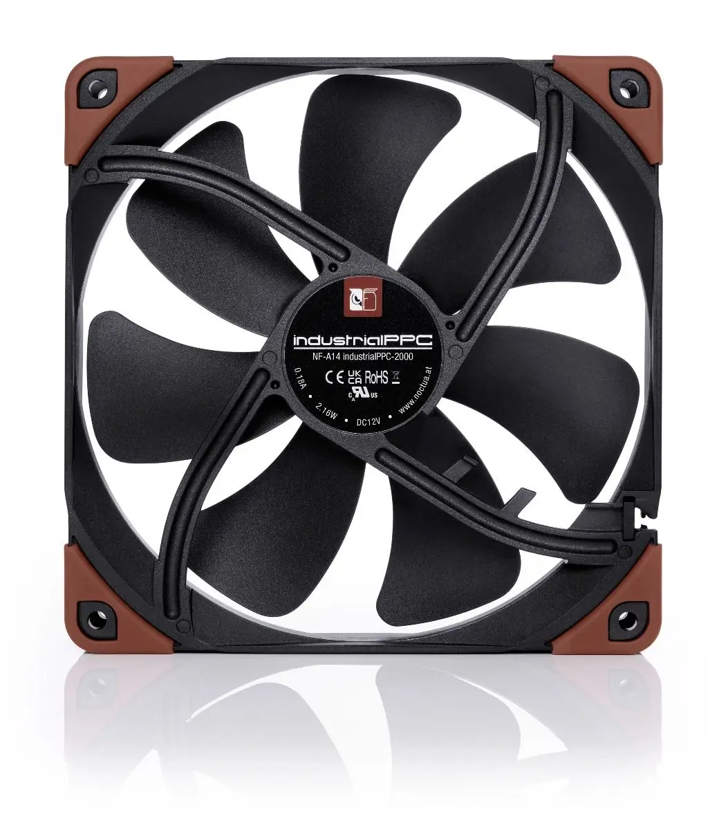 Фото Noctua NF-A14 IndustrialPPC Вентилятор охлаждения корпуса компьютера, 140 мм 12 В 4-контактный ШИМ-вентилятор для корпуса компьютера/промышленное оборудование №5
