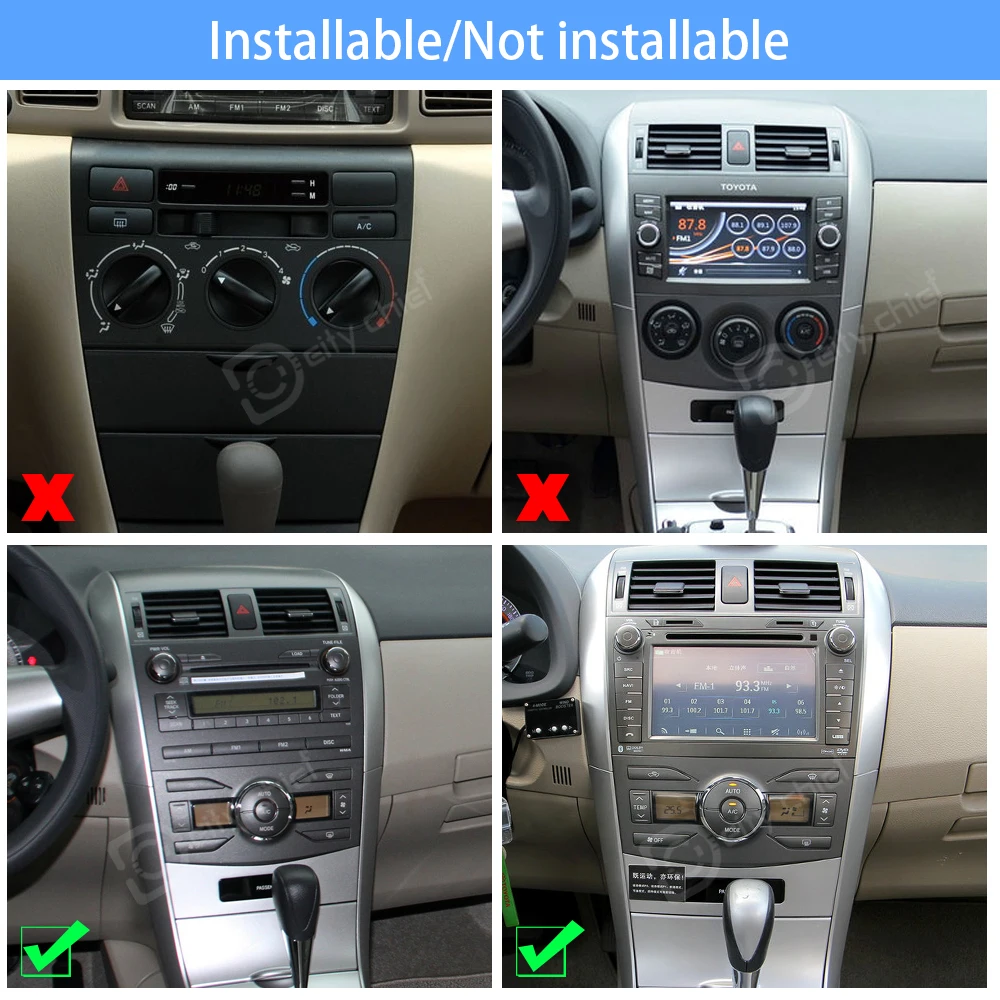 Мультимедийный видеоплеер для Toyota Corolla E140 / 150/2006-2013 автомобильное радио