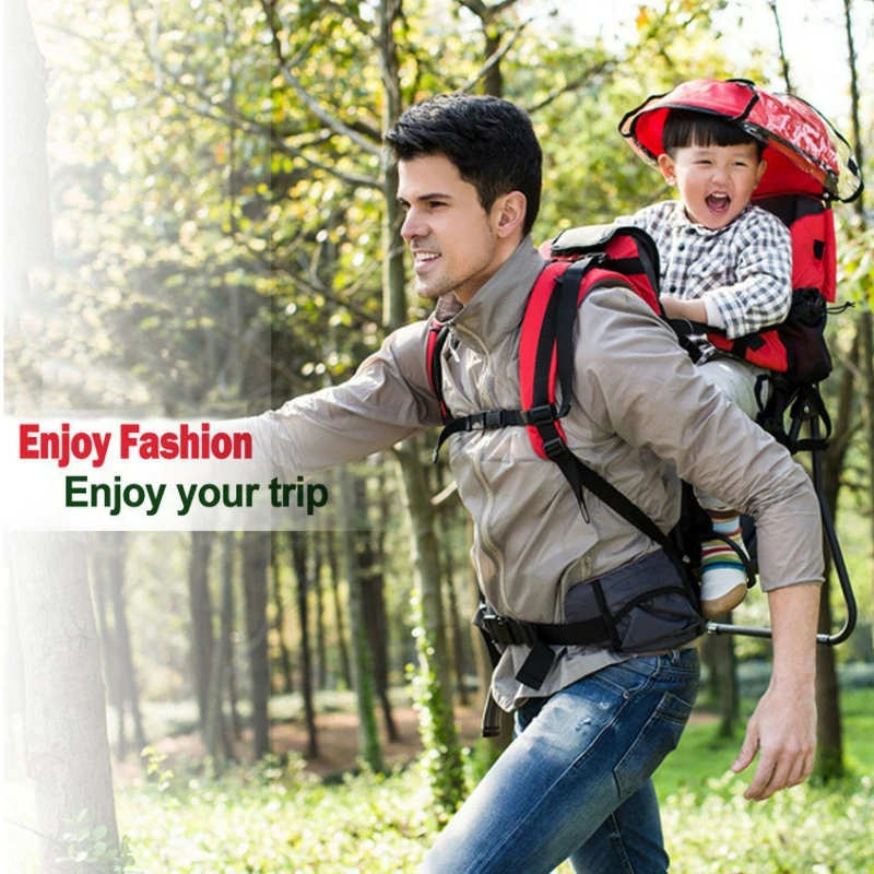 Baby Child Hiking  Backpack Toddler Travel Backrest Outdoor Climbing Chair Shoulder Carry Back Chair