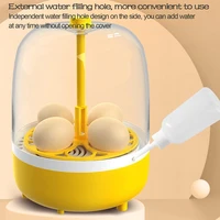 egg incubator mini 4 eggs incubator fully automatic digital led turning poultry chicken goose duck hatcher egg incubator hatcher