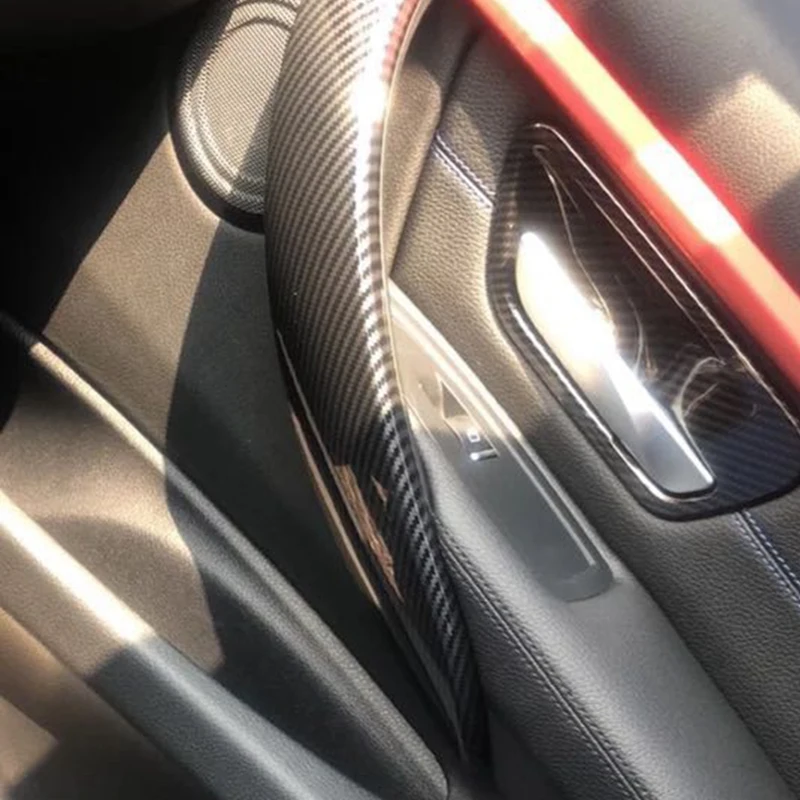 Карбон накладка на внутреннюю дверную ручку Накладка для BMW 3 серии F30 F31 2013-2017 GT F34