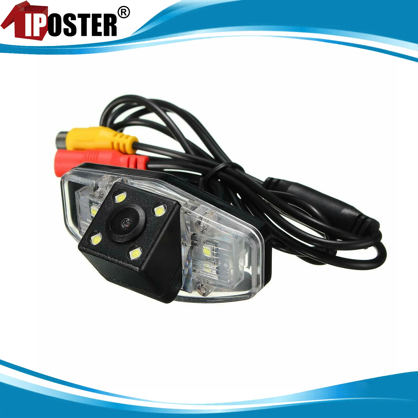 Автомобильная резервная камера заднего вида iPoster с 8-светодиодным ночным