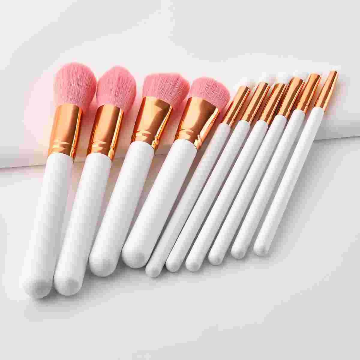 Профессиональный набор для макияжа из козьей шерсти 10 шт. кисть растушевки с