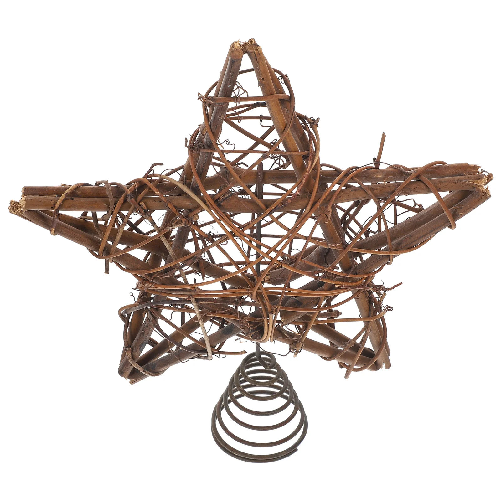 

Springy Christmas Rattan Treetop Rattan Star Crafts for Holiday Xmas Party