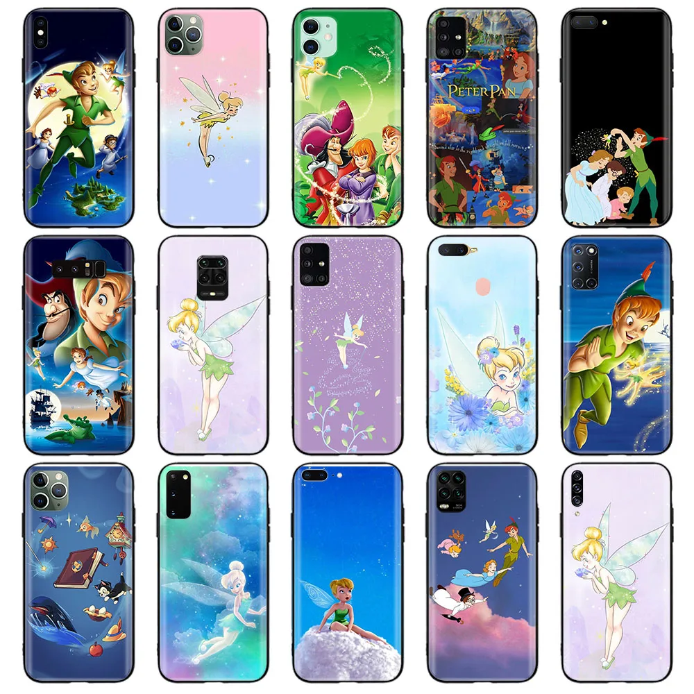 

Black Case for Samsung M20 M21 M30 M51 M60S M62 M02 M02S M10 M11 M30S M31 Prime S10 S10e Lite Plus Cover Z-32 Peter Pan