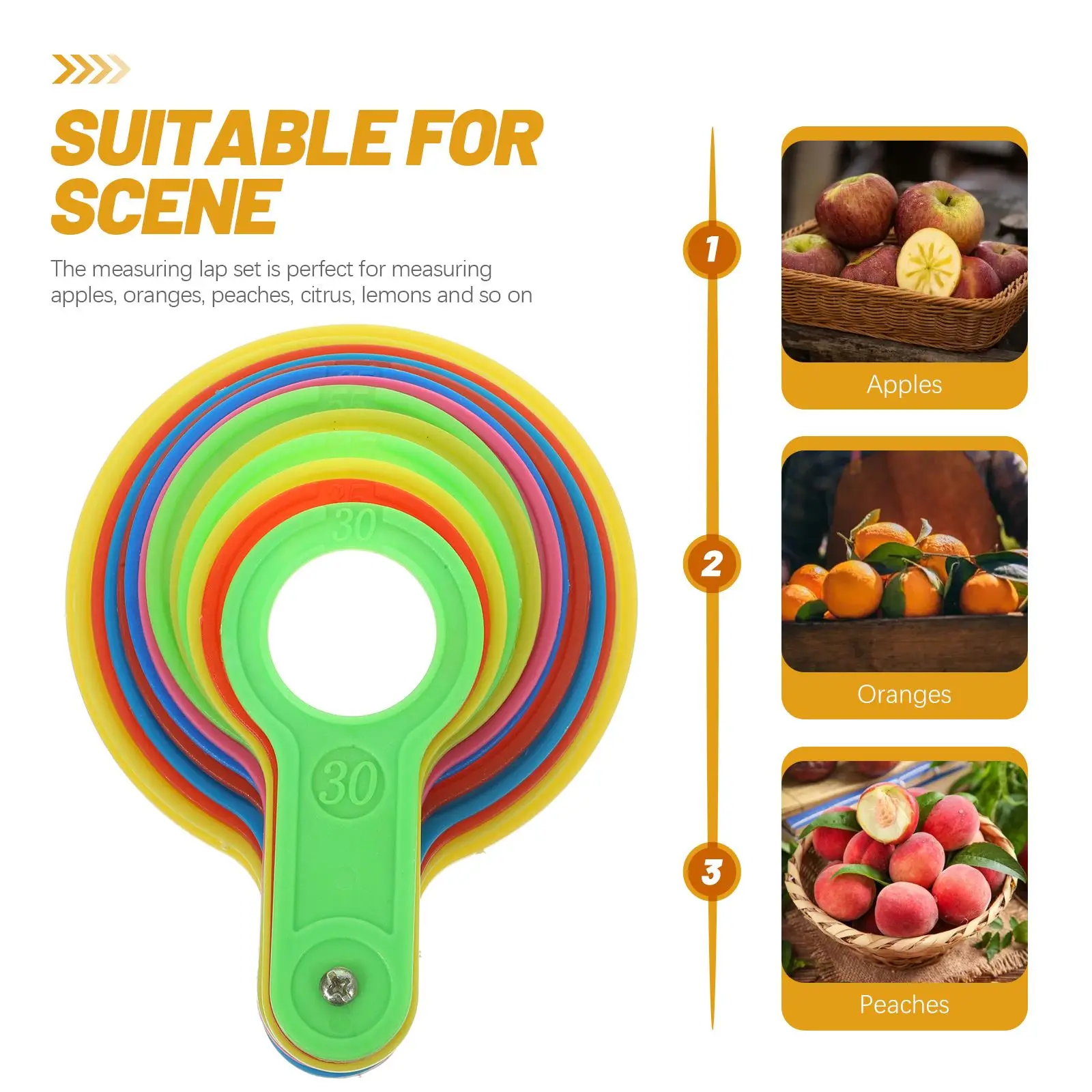 Фруктовый грейдер пластиковые фрукты диаметр измерительный круговой калибр