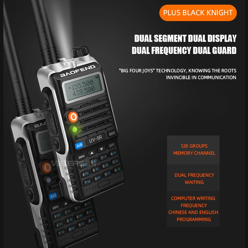 new 2022 baofeng uv 5r era plus ip68 waterproof walkie talkie long range 12km car cb ham radio hf transceiver uhf radio station free global shipping