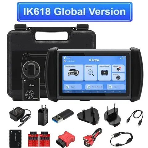 Русский Xtool InPlus IK618 Для русских LADA, Для русских Renault IMMO ключ программатор все ключи потеря автомобиля диагностические инструменты OBD2 автомобильный сканер с KC100 ECU кодирование, как X100PAD3