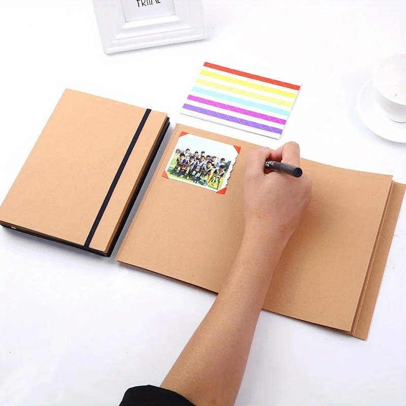 Винтажный фотоальбом сделай сам 20 страниц 6 3x8 8 дюймов