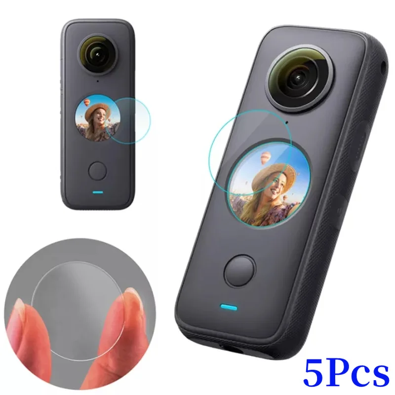 

5 шт. Защитное стекло для Insta360 ONE X2 защита для экрана HD Прозрачная пленка из закаленного стекла для Insta 360 ONE X2 защита для камеры