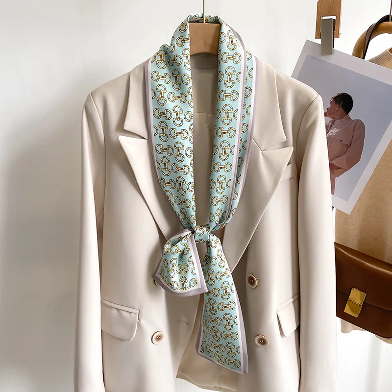 

Популярные женские галстуки размером 2023x12 см шарфы на четыре сезона шарф роскошный дизайн шейный платок для путешествий Женская Бесплатная доставка