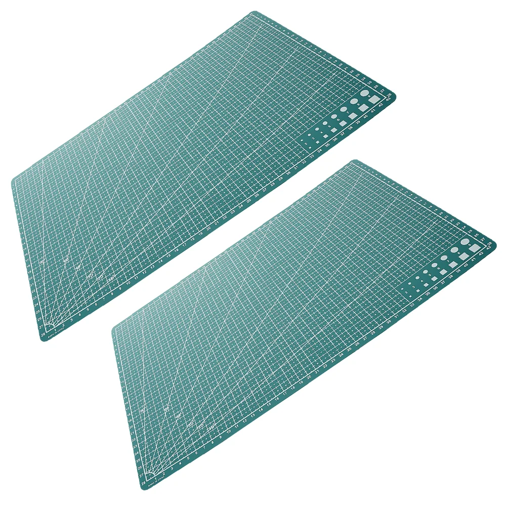 

2 Pcs Cutting Mat Quilling Tool Sewing Mat Crafts Quilters Cut Press Mat Pp Rotary Fabric Mat