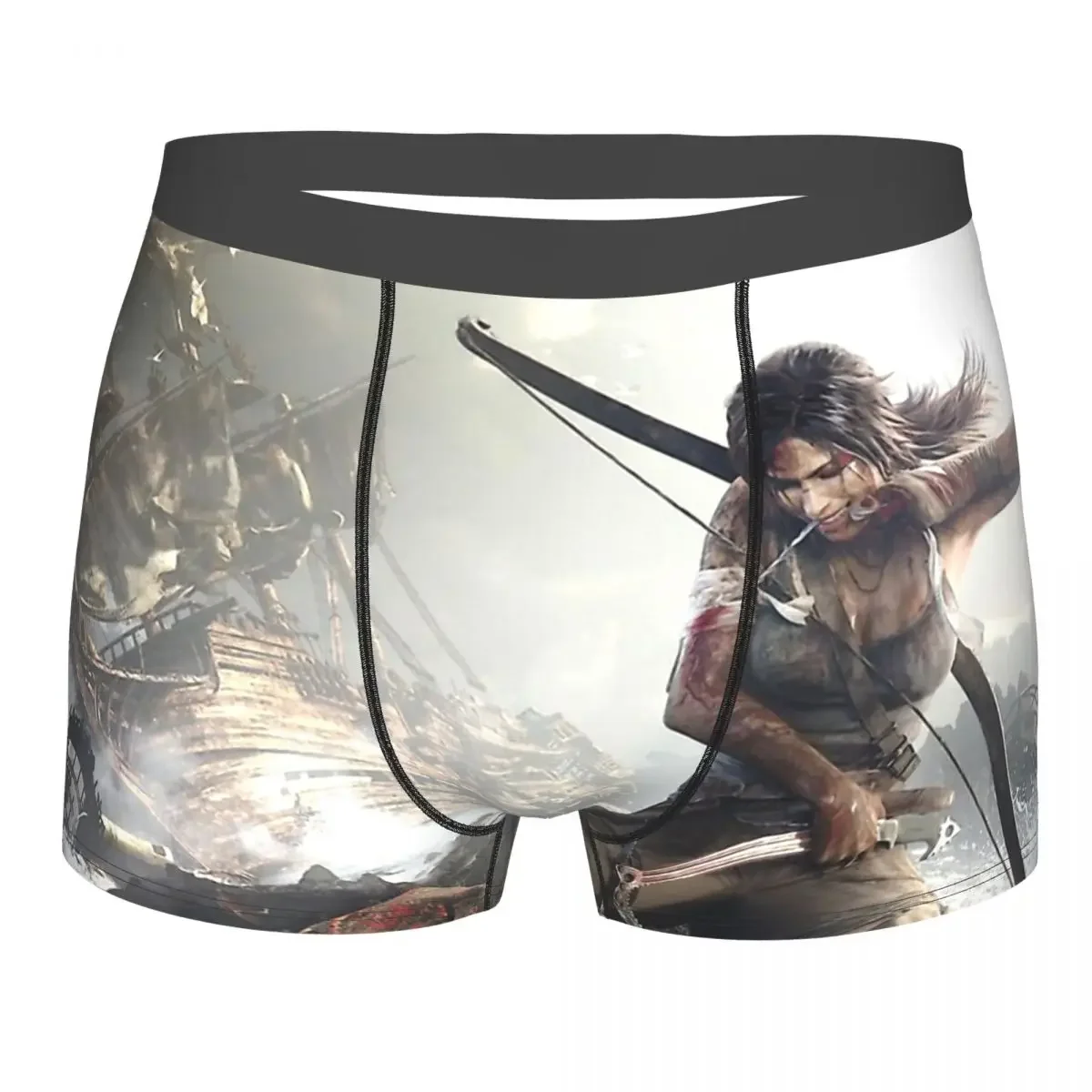 Трусы-боксеры мужские с принтом Игра ляра Крофт