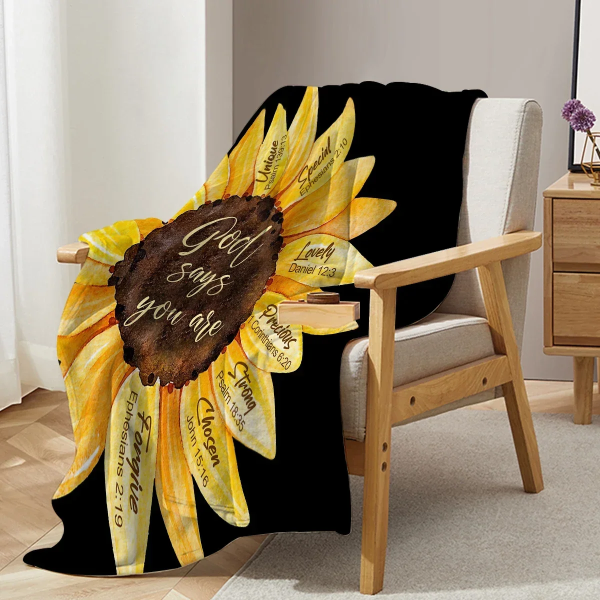 Теплый уютный мягкий плед с принтом для любого сезона дивана кровати