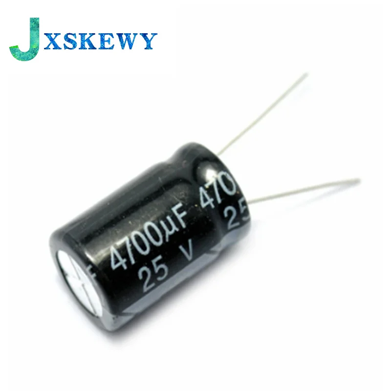 

5 шт., алюминиевый электролитический конденсатор с низким ЭПС, 25 в, 4700 мкФ, 16*25 мм, электрические конденсаторы 4700