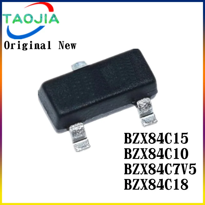50 шт. BZX84C18 BZX84C7V5 7,5 V BZX84C10 10V Z9 SOT23 BZX84-C18 SOT-23 18V стабилизированный диод напряжения