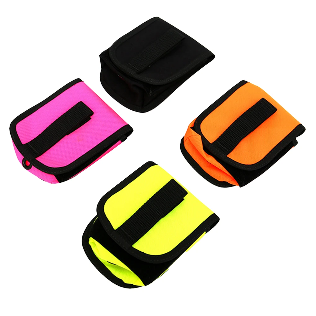 

Diving Weight Bag Spare Storage Quick-release Water Sport Equipment Scuba Holder Webbing Pouch Snorkeling Black