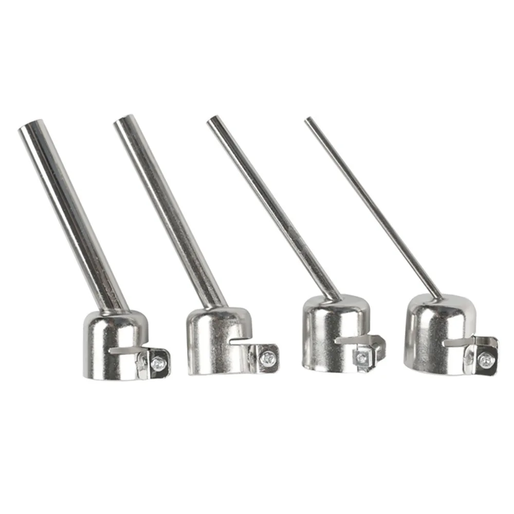 

4pcs 3/5/8/10mm Long Curved Heat Gun Nozzles Sleeve For 850 Series Hot Air Soldering Rework Station Welding Nozzles
