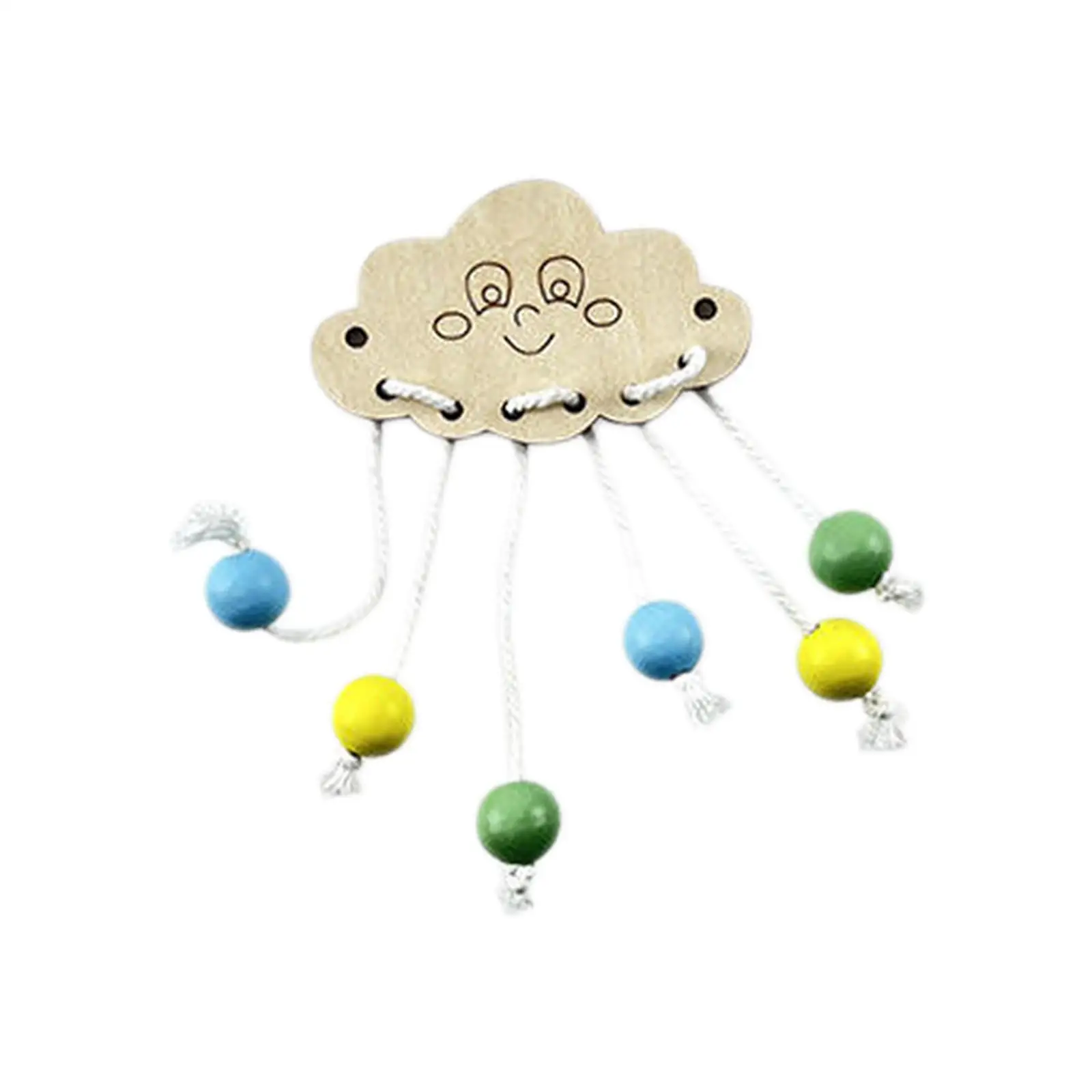 

Доска Монтессори с пасмурной подвеской, игрушка с бусинами, аксессуары «сделай сам» для раннего развития моторики, для самолета, путешествий, дошкольников