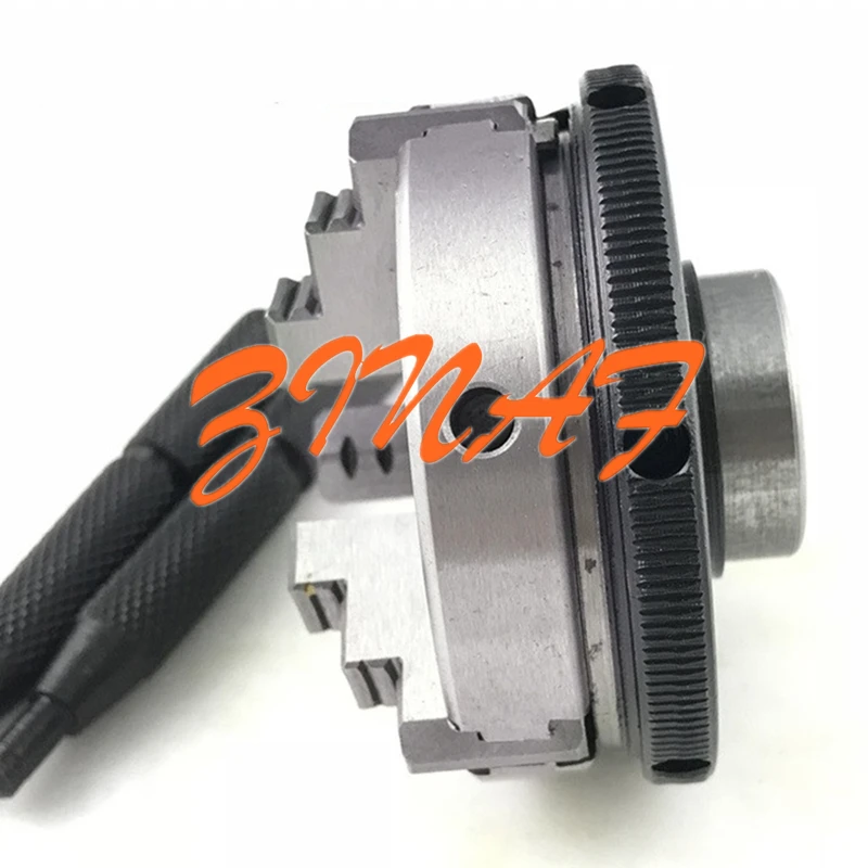 

Sanou Miniature hand-tight chuck three-jaw four-jaw small chuck K01-100 K02-100 miniature hand-tight woodworking lathe