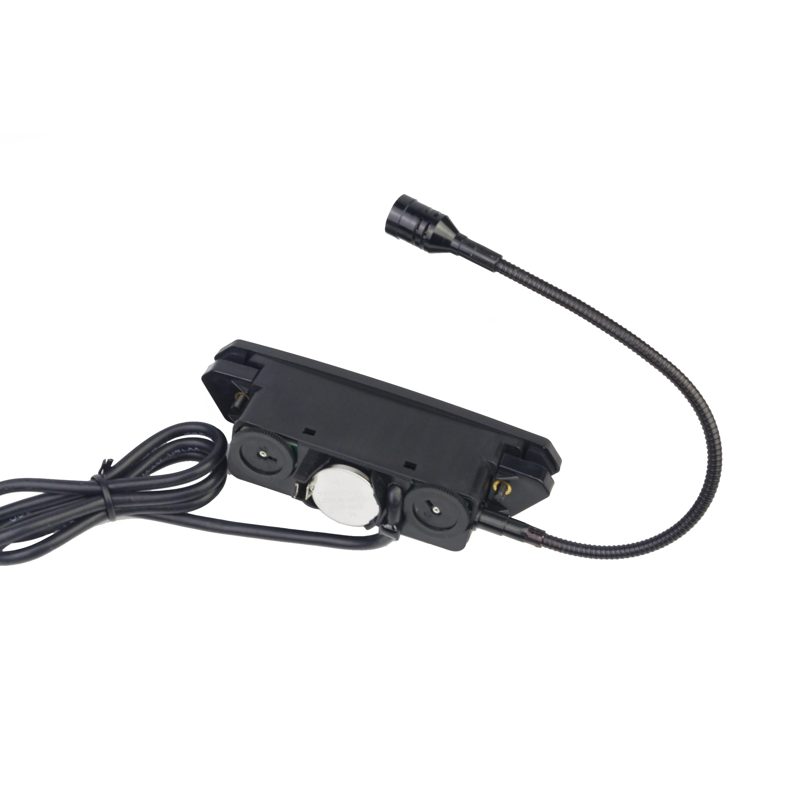 

Skysonic T-902 Active Acoustic Guitar Sound hole Pickup Humbucker Microphone Clear Sound Tone Volume DJ Equipment Accessories