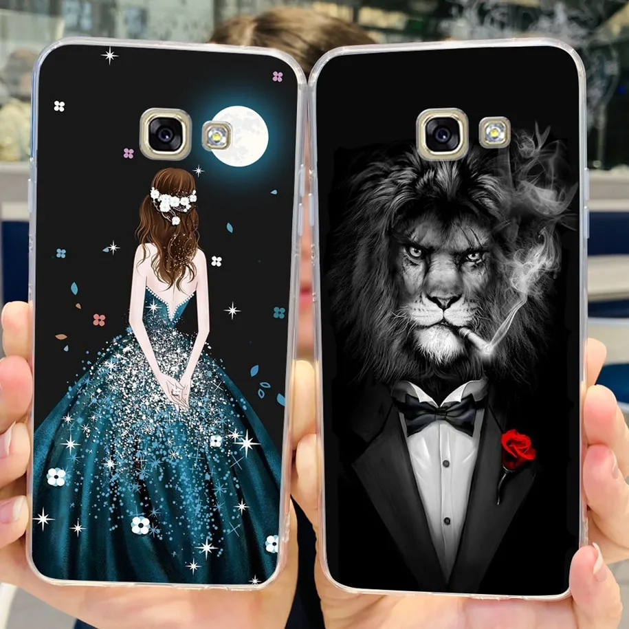 Чехол для Samsung Galaxy A5 2017 A520F / 2016 A510F чехол телефона Модный узор силиконовый мягкий