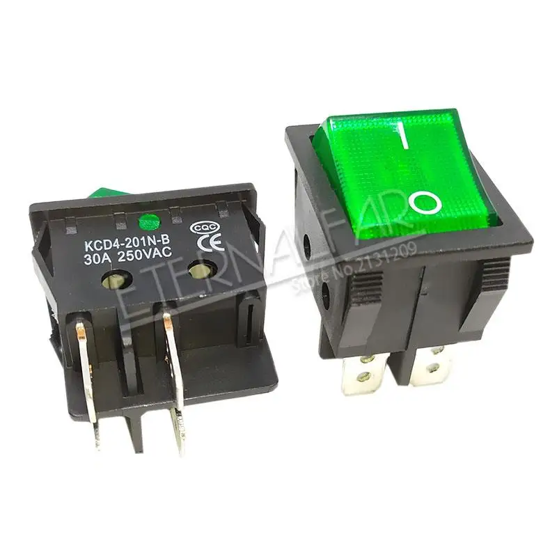 

KCD4 Электросварочный аппарат, переключатель корабля с красным, зеленым, синим, желтым светом, 30А, 250 В переменного тока, духовка, электрический нагреватель, 4PIN DIP6 T8555