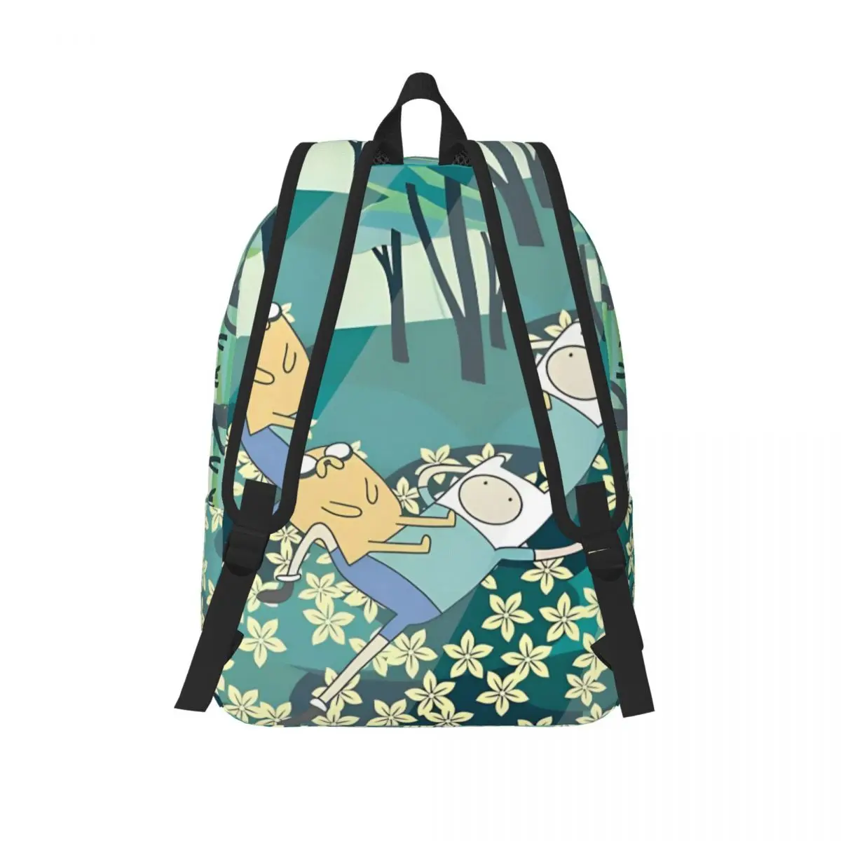 Рюкзак Finn The Human Flowers для детского сада учеников начальной школы приключений сумка