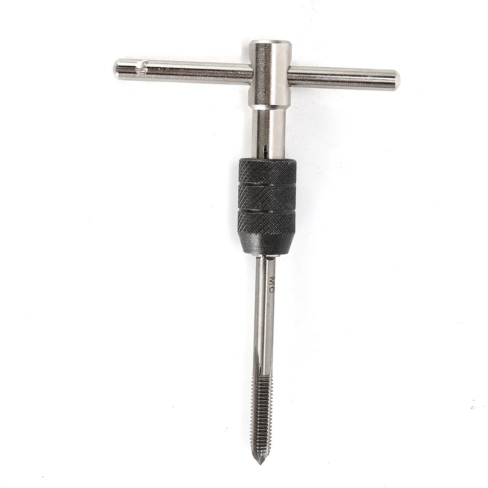 

Hand Tool Wrench 6PCS/Set Tap Drill Metric Ratchet Tap Wrench Screw Taps Screwdriver Tap Holder Threading Tool