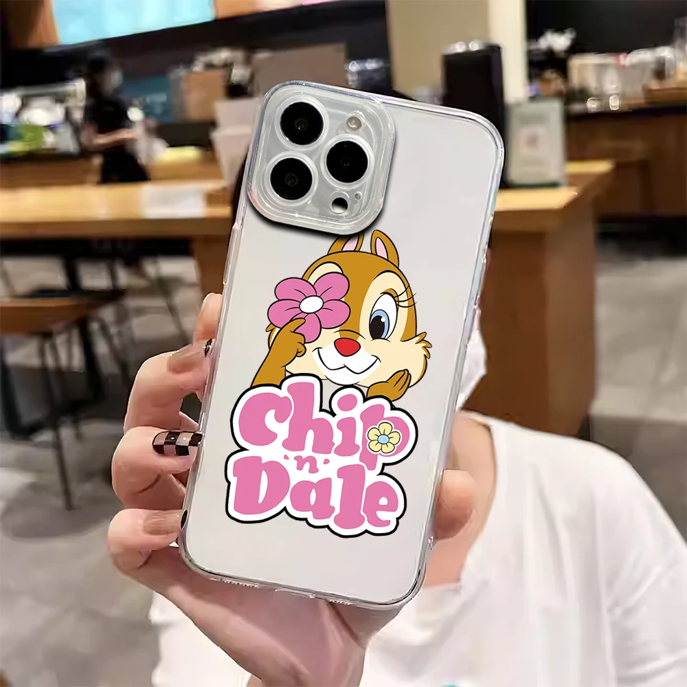 MINISO C-Chip N D-Dale Phone For SAMSUNG A31 54 35 55 S20 S21 S22 S23 S24 FE PLUS ULTRA Transparent soft shell