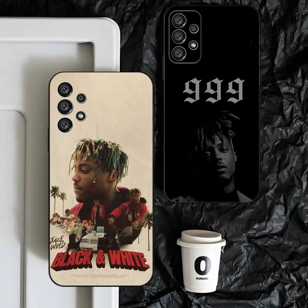 J-Juice W-Wrld 999 Phone Case For Samsung S25 S24 S23 S22 S21 S20 S10 Ultra Plus Lite FE Soft Silicone Black Cover