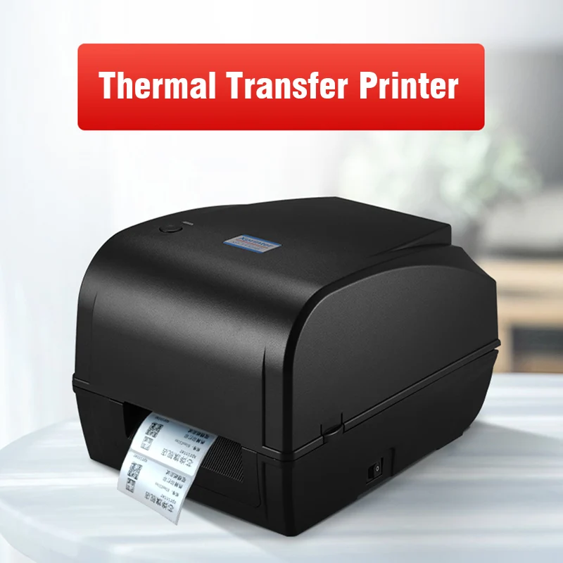 

Thermal Transfer Label Printer 3 inches 80mm Sticker Printing Mahine XP-TT325B 203Dpi 127mm/s for Coated PET Jewelry Cable Label