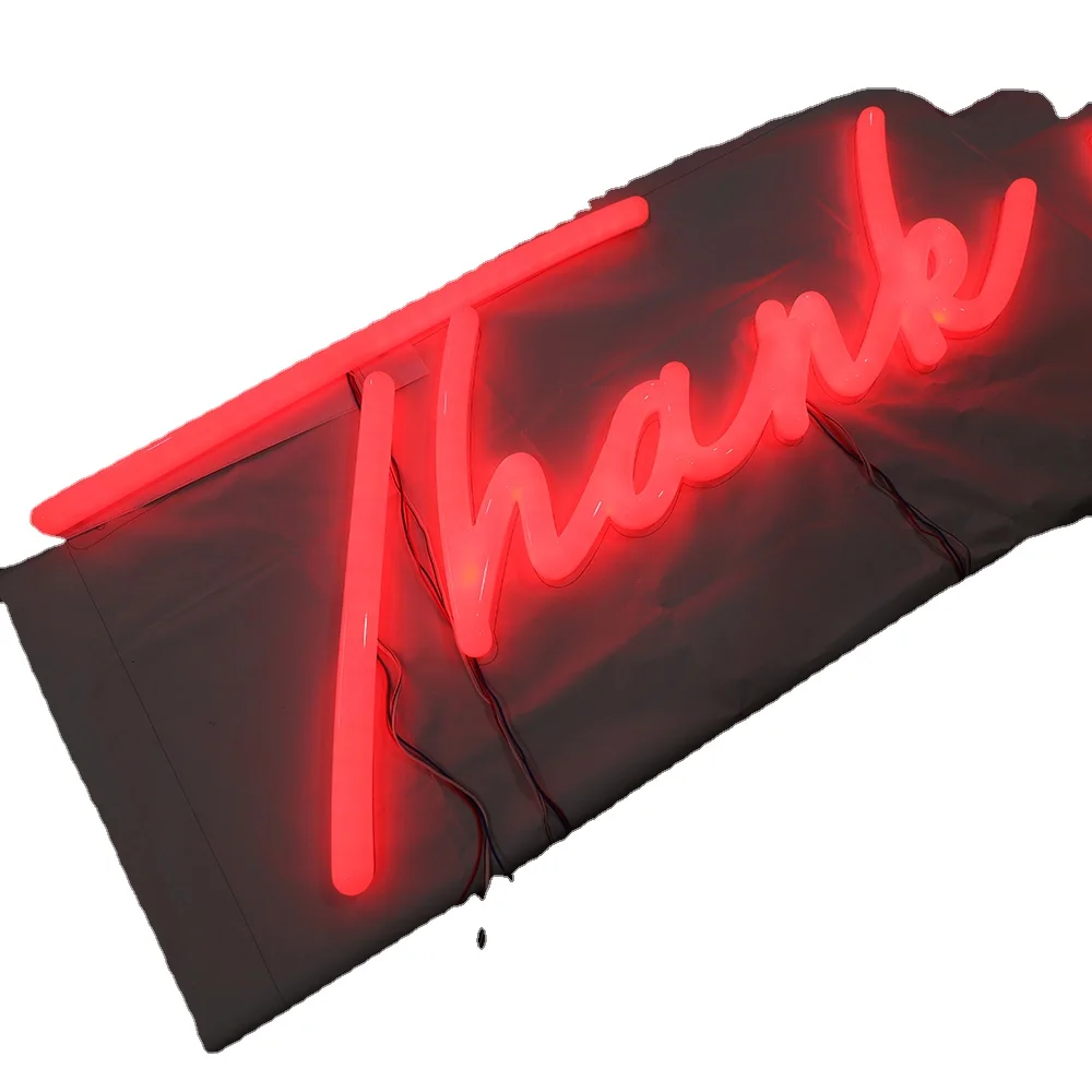 new acrylic faux neon light 360 degree illuminating color LED