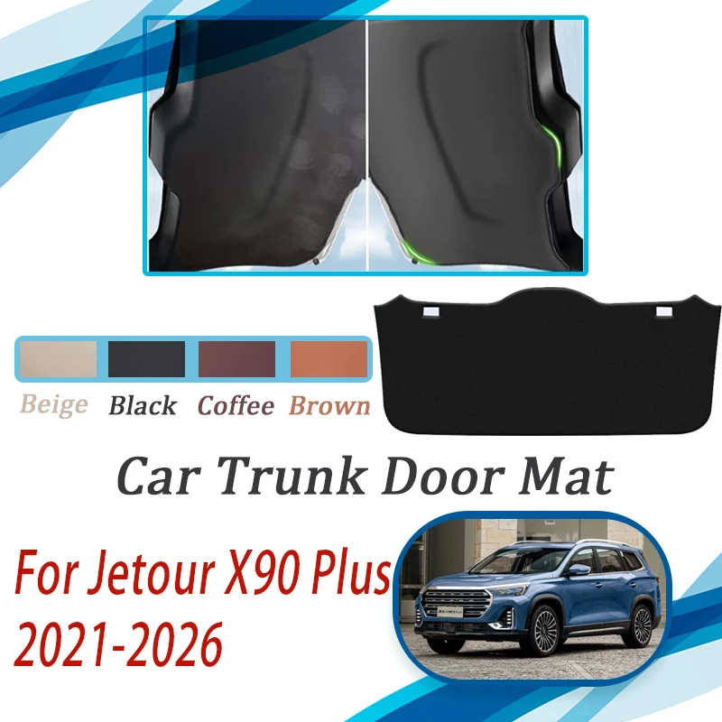 Автомобильные коврики для задних ворот Jetour X90 Plus Shanhai L9 2021 ~ 2026 антигрязные Чехлы