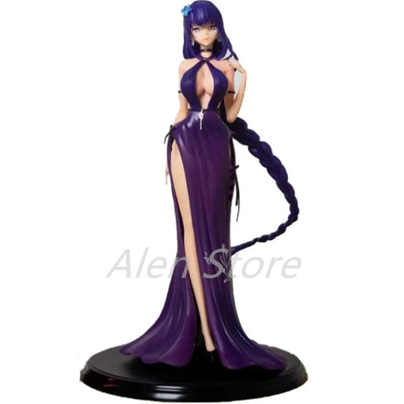 Игровая фигурка Genshin Impact 30 см Райден шогун Beelzebul ужин искусственное платье