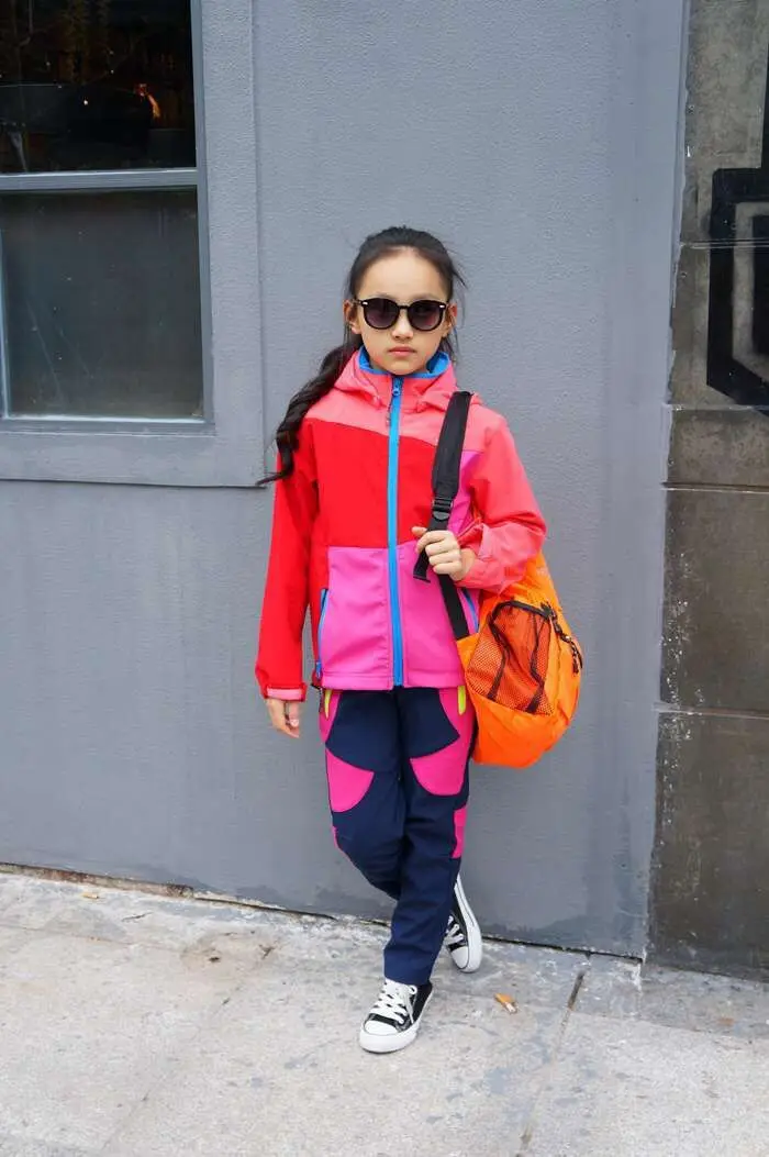 

Child Fishing Jacket Outdoor Children's Outdoor Stormsuit For Boys And Girls Waterproof Windproof Breathable Soft Shell Coat