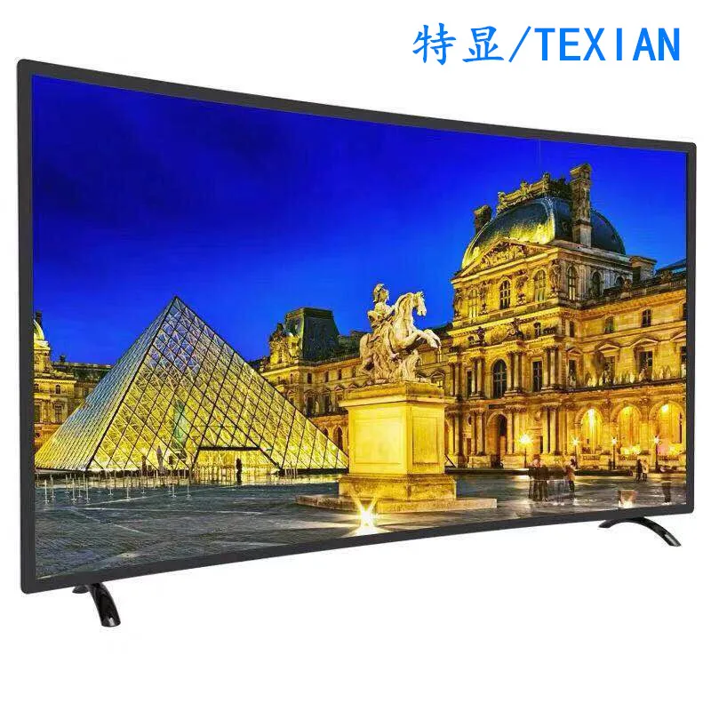 Модный дизайн Led TV 60 дюймов Многоязычный ЖК Smart изогнутый экран Wifi | Электроника