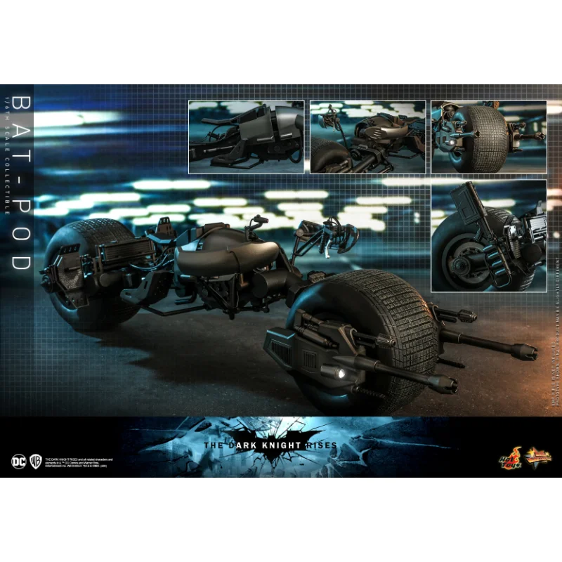 

HOTTOYS HT 1/6 MMS591 DX19 The Dark Knight Bell Edition Bat Motorcycle Hand Puppet Model Movable Figures Hobby Collectible Toys