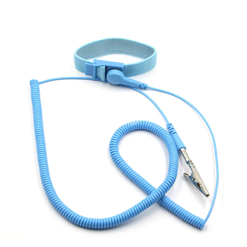 

Cordless Wireless Clip Antistatic Anti Static ESD Wristband Wrist Strap Discharge Cables For Electrician IC PLCC