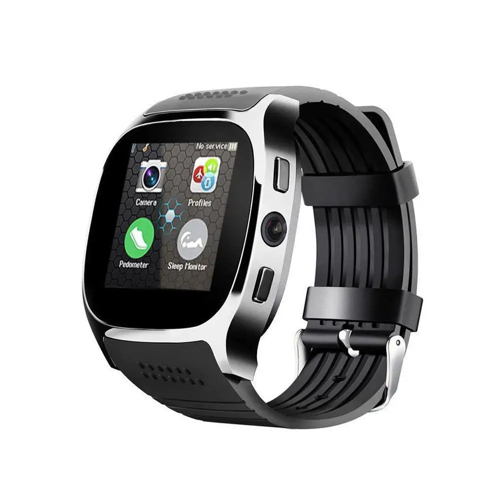 

T8 Bluetooth Sports Smart Watch With Camera Whatsapp Support SIM TF Card Call Smartwatch For Android Phone Pedometer Smart Weara